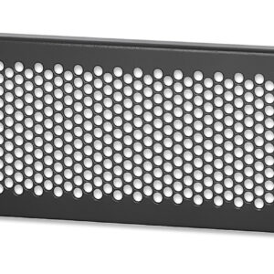 Pannello Cieco Ventilato per Armadi Rack 19'' 2U Nero