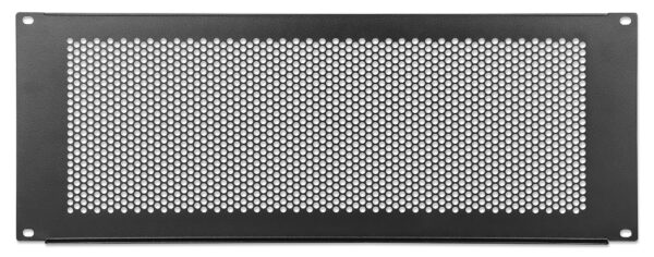 Pannello Cieco Ventilato per Armadi Rack 19'' 4U Nero - immagine 4