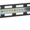 Kit guida DIN regolabile per montaggio su rack da 19'', 2U - immagine 2