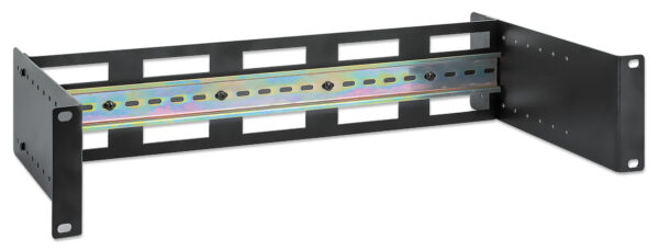 Kit guida DIN regolabile per montaggio su rack da 19'', 2U - immagine 2