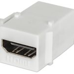 Adattatore Keystone HDMI F/F Tipo A per Pannelli Patch Bianco