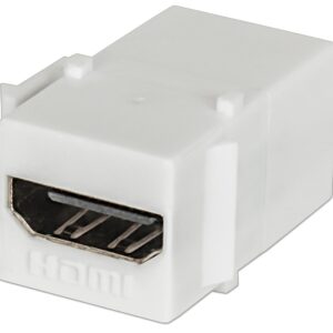 Adattatore Keystone HDMI F/F Tipo A per Pannelli Patch Bianco