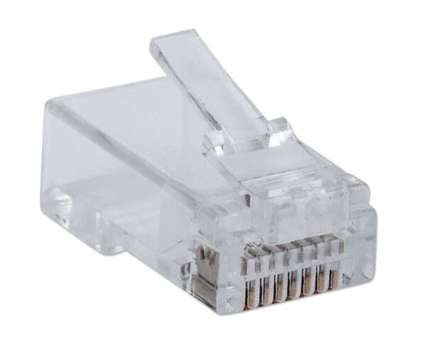 Confezione 100 Plug Modulari RJ45 Passante Cat6 FastCrimp UTP - immagine 4