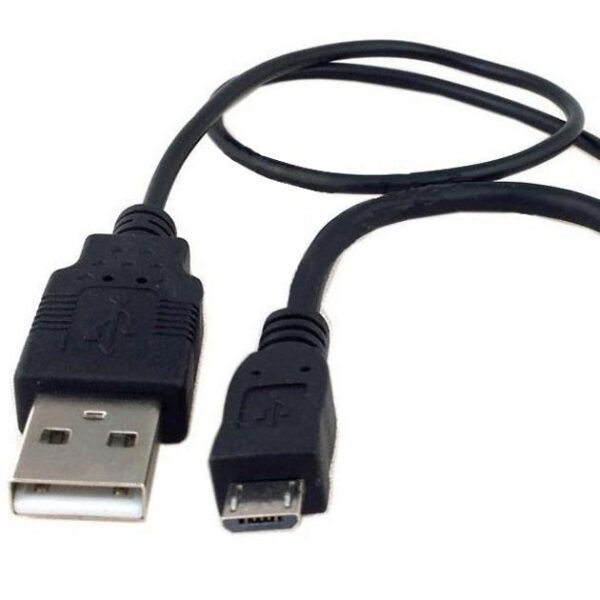 Cavo USB A F 2.0 OTG Micro USB M con Alimentazione USB, 30cm Nero - immagine 3