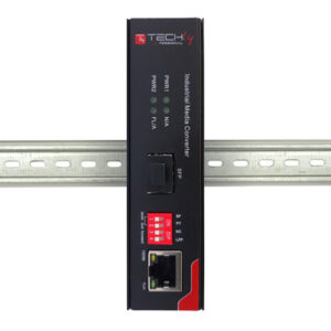 Media Converter Industriale Fast Ethernet 10/100Base-TX a Fibra 100Base-FX