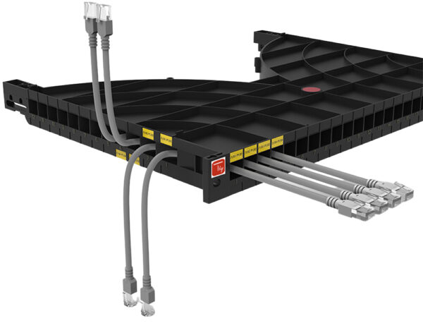 Mensola Gestione Cavi su Rack 19'' 24 Porte P.800 mm