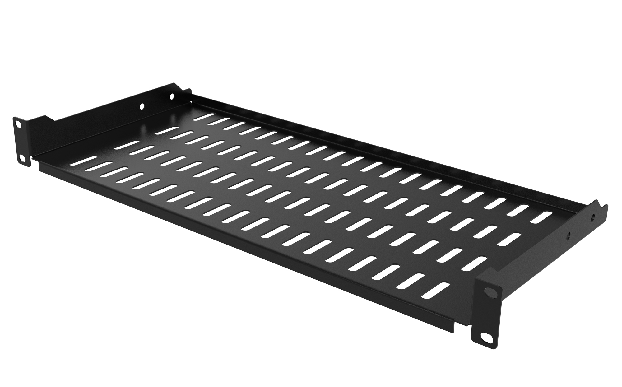 Mensola per Rack 10'' 150 mm 1U Nero 2 punti