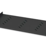Mensola per Rack 19'' 150 mm 1U Nero 2 punti