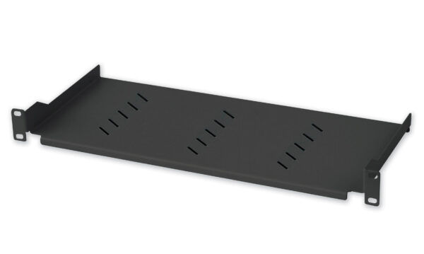 Mensola per Rack 19'' 150 mm 1U Nero 2 punti