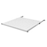 Mensola per Rack 19'' 350-450 mm 0.5U Grigio 4 Punti