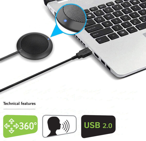 Microfono USB Omnidirezionale da Conferenza - immagine 9