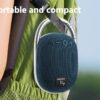 Mini Altoparlante Wireless BT V5.3 Speaker Luce LED Vivavoce TF USB Blu - immagine 8