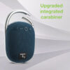 Mini Altoparlante Wireless BT V5.3 Speaker Luce LED Vivavoce TF USB Blu - immagine 7