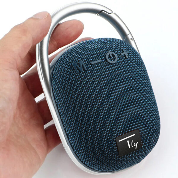 Mini Altoparlante Wireless BT V5.3 Speaker Luce LED Vivavoce TF USB Blu - immagine 3