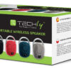 Mini Altoparlante Wireless BT V5.3 Speaker Luce LED Vivavoce TF USB Blu - immagine 2