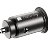 Mini Caricatore da Auto USB-A e USB-C™ Ricarica rapida 38W Metallo Nero - immagine 4