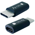 Mini Convertitore Adattatore USB-C&trade; Maschio a Micro USB Femmina