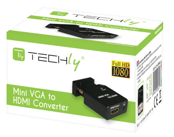 Mini Convertitore da VGA e Audio a HDMI - immagine 2