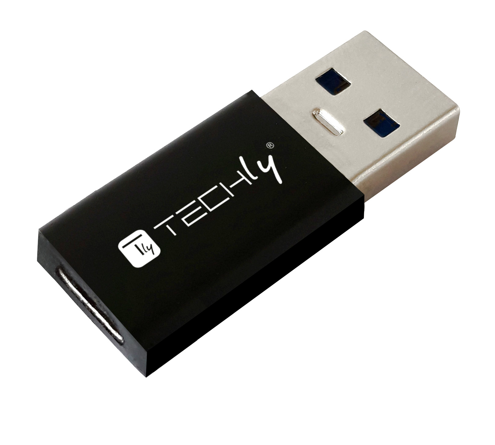 Adattatore Convertitore USB 3.0 USB A Maschio a USB-C™ Femmina Nero - immagine 6