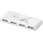 Mini Hub USB Hi Speed 4 Porte Bianco