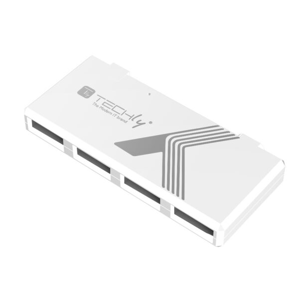 Mini Hub USB Hi Speed 4 Porte Bianco - immagine 9
