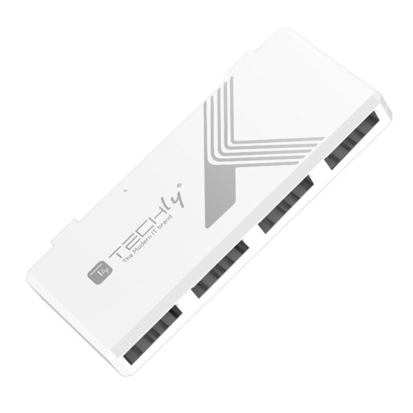 Mini Hub USB Hi Speed 4 Porte Bianco - immagine 6