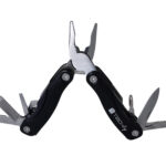 Mini Pinza Multiuso in Acciaio Inossidabile e Alluminio con Custodia