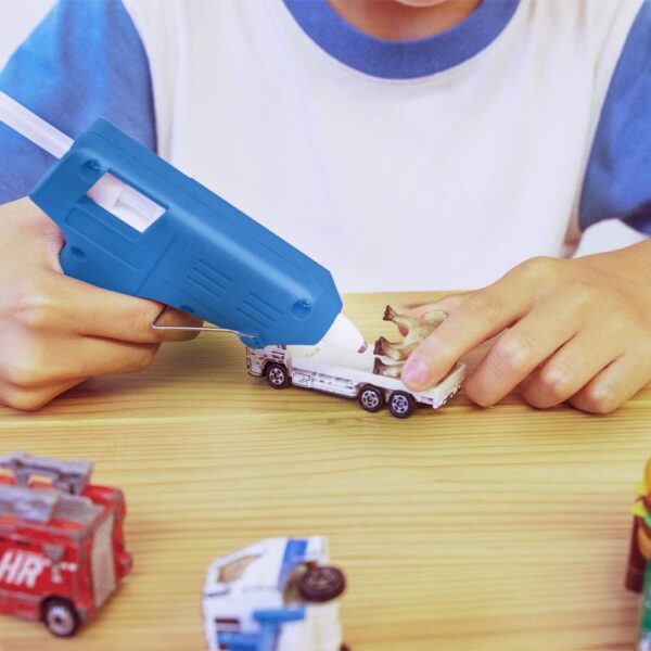 Mini pistola per Colla a Caldo, 10W, blu - immagine 5