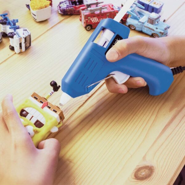 Mini pistola per Colla a Caldo, 10W, blu - immagine 6