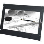Monitor 8U per Armadio Rack 18,5'' Full HD Nero