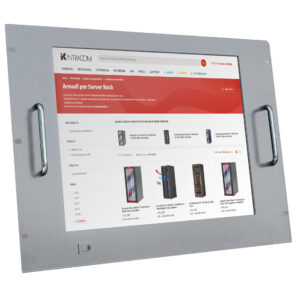 Monitor LCD 17'' per Rack 19'' 8 Unità Grigio