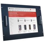 Monitor LCD 17'' per Rack 19'' 8 Unità Nero