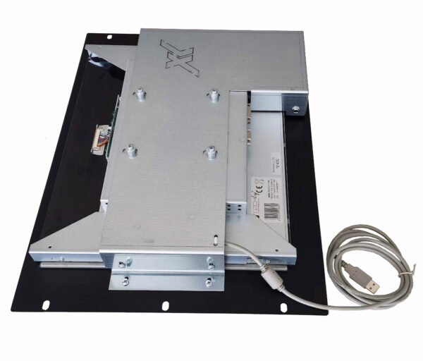 Monitor LCD 17'' Touch Screen per Rack 19'' 8 Unità Nero - immagine 5