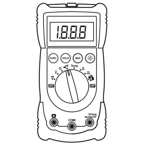 Multimetro Digitale Autorange 2000 Counts, C-LOGIC 560 - immagine 2