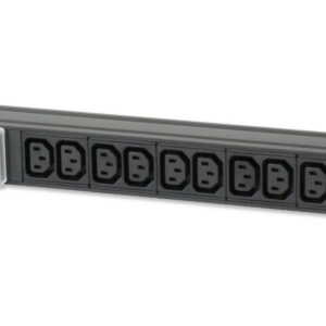 Multipresa 12 Posti VDE da Rack 19'' con Interruttore Spina C20 1U