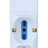 Multipresa 4 Posti Italiana Bipasso / 2 Schuko - immagine 2