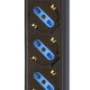 Multipresa 4 Posti Italiana Bipasso con Interruttore Nero - immagine 2