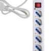 Multipresa 5 Posti Italiana Bipasso / Schuko - immagine 2