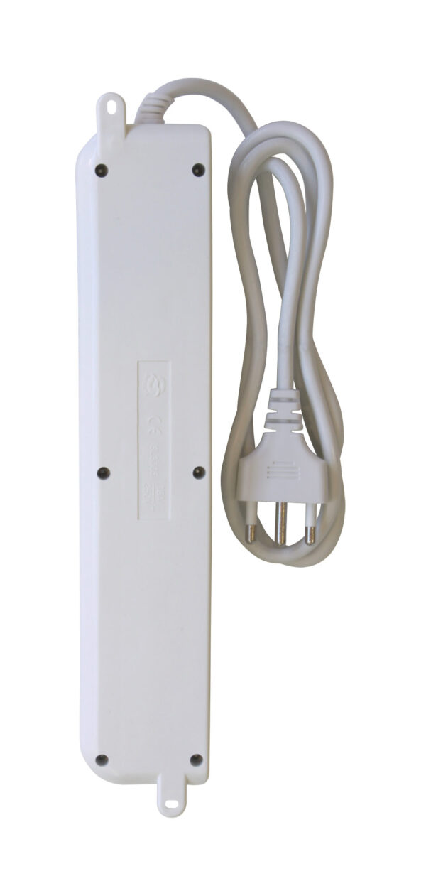 Multipresa 5 Posti Italiana Bipasso / Schuko Cavo 3 metri - immagine 4