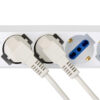 Multipresa 7 Posti Italiana Bipasso / Schuko - immagine 5