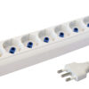 Multipresa 7 Posti Italiana Bipasso / Schuko Cavo 5m