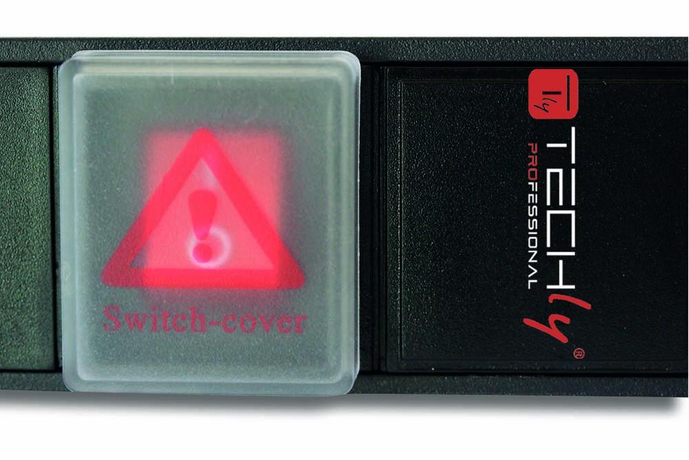 Multipresa 8 Posti da Rack 19'' con Interruttore Spina Italiana 1U - immagine 5