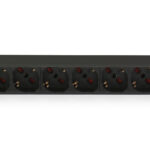 Multipresa 8 Posti da Rack 19'' con Interruttore Spina Italiana 1U