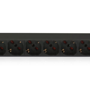 Multipresa 8 Posti da Rack 19'' con Interruttore Spina Italiana 1U