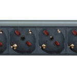 Multipresa 8 Posti da Rack 19'' con Interruttore Spina Italiana Cavo 3 metri 1U