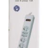 Multipresa 8 Posti Italiana 10A / Schuko Grigio - immagine 2