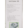 Multipresa 8 Posti Italiana 10A / Schuko Grigio - immagine 8