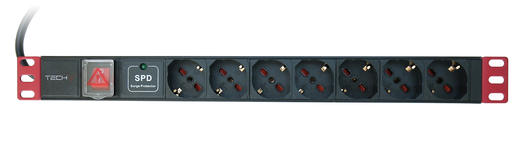 Multipresa da Rack 19'' 7 Posti con limitatore da sovratensioni - immagine 2