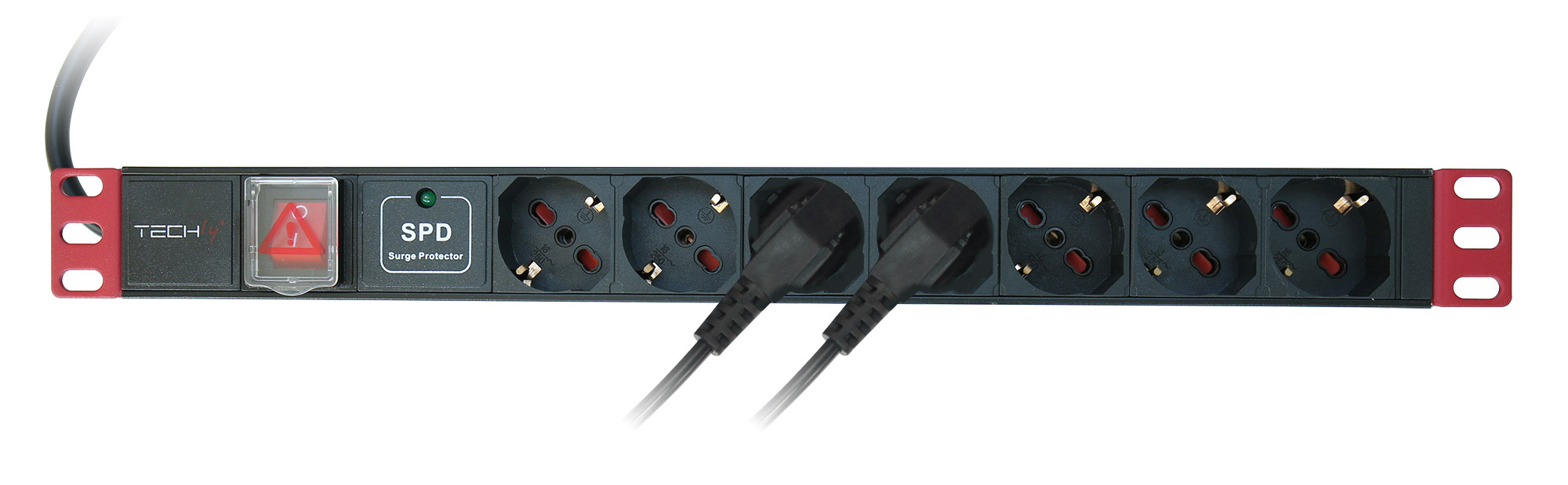 Multipresa da Rack 19'' 7 Posti con limitatore da sovratensioni - immagine 3