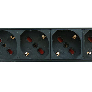 Multipresa 7 Posti da Rack 19'' con Protezione da Dispersioni Spina Italiana 1U